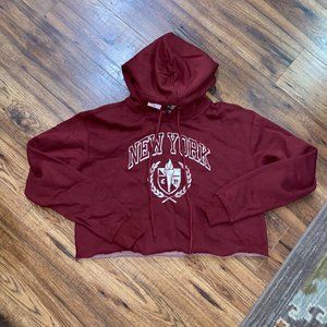 Women's cropped New York Hoodie